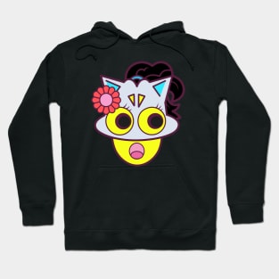 Cool Cute girl icon illustration Hoodie